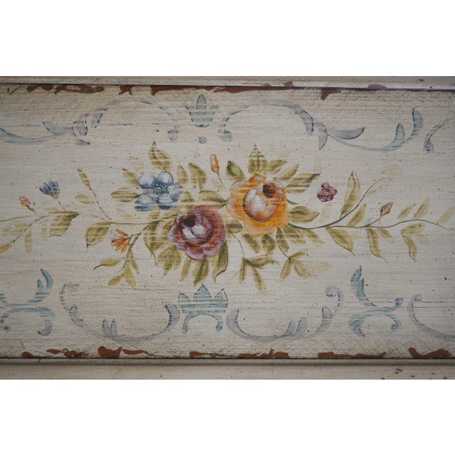 Domain Venetian Paint Decorated 2 Drawer Commode Chest For Sale - Image 10 of 12