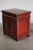 Late 20th Century Red Lacquered Nightstand For Sale - Image 4 of 7