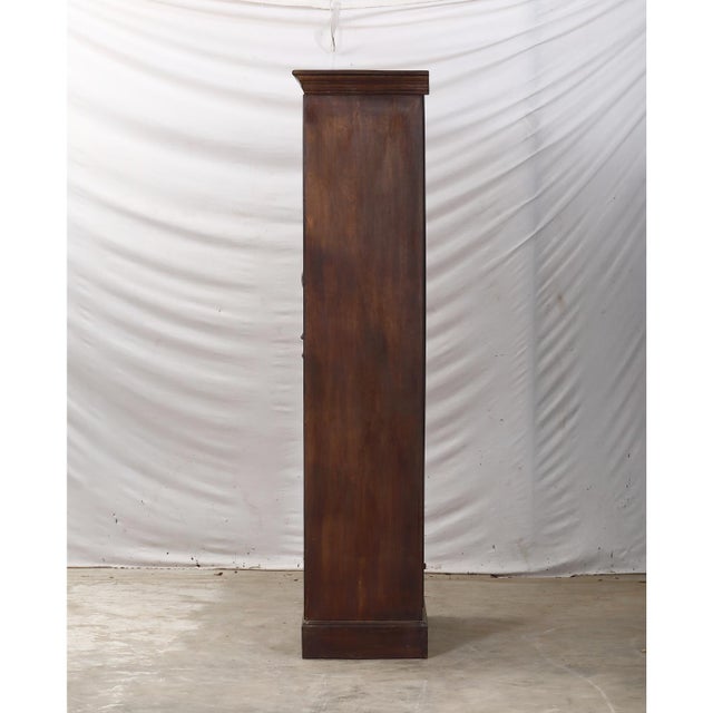 Indian Armoire Constructed From Antique Indian Teakwood Doors and Elements For Sale - Image 3 of 5
