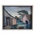 Mid Century Swedish Modernist Harbour Oil Painting by Tor Andersson For Sale