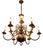 Dutch 2-Tier Chandelier with Fish For Sale