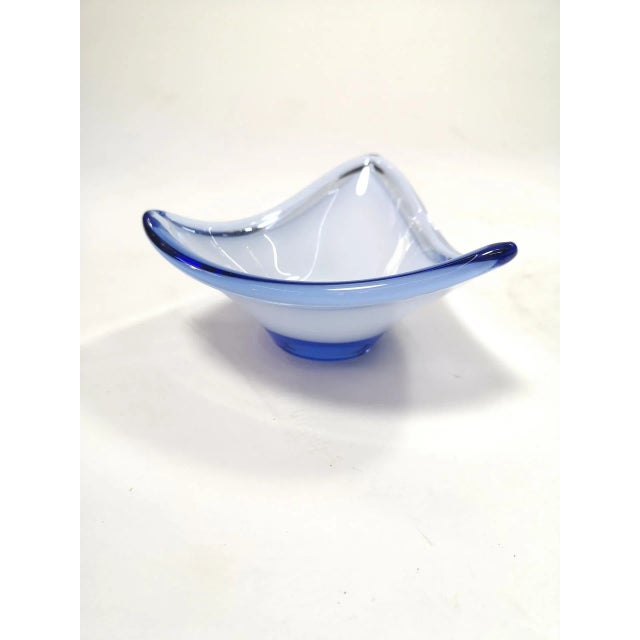 Handmade Coquille Glass Vide-Poche from Flygsfors, Sweden, 1958 For Sale - Image 9 of 11