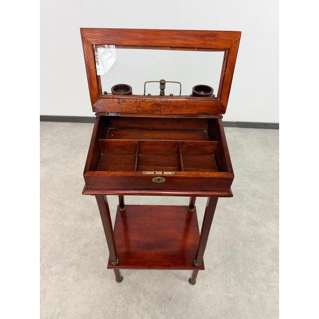 Wood Antique Vienna Secession Side Table, 1890s For Sale - Image 7 of 11