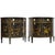 Mid Century French Chinoiserie Leather Top DemiLune Commode - A Pair For Sale - Image 14 of 14