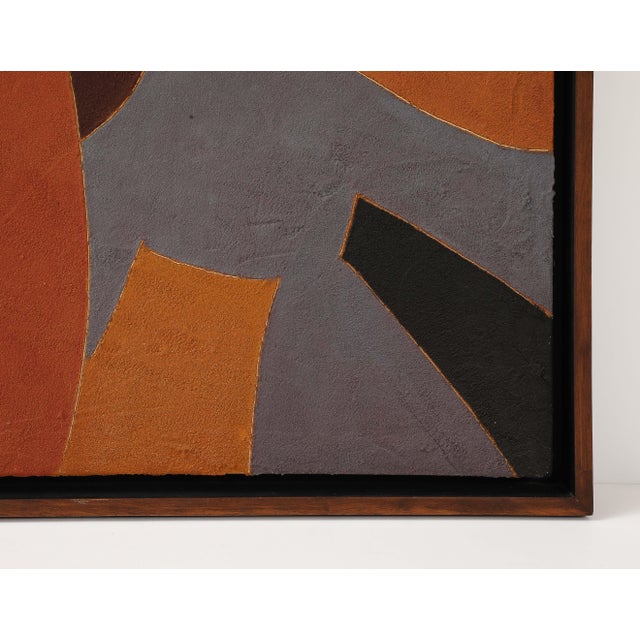 "Ciudad Gris" Abstract Artwork By Mexican Artist Maricruz Hernadez Covarrubias 1947-2016 Painting measurements" Width...