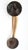 Mid 20th Century Vintage 10.5 In. Brass Thumb Latch Door Pull Handle For Sale - Image 5 of 6