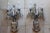 Metal Monumental Signed Maison Bagues France Crystal Floral Bouquet Wall Sconces a - Pair For Sale - Image 7 of 12