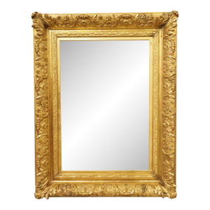 Large Antique Dutch Giltwood Barbizon Style Frame, Circa 1890
