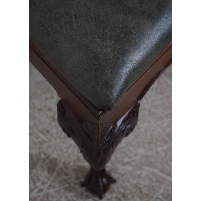 Brown Set of 8 Henredon Mahogany Dining Chairs For Sale - Image 8 of 18