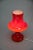 1970s Red Glass Table Lamp attributed to Valasske Mezirici, 1970s For Sale - Image 5 of 9