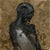 Nox by Allen Williams | Oil on Board Painting of a skeletal figure against a textured background For Sale