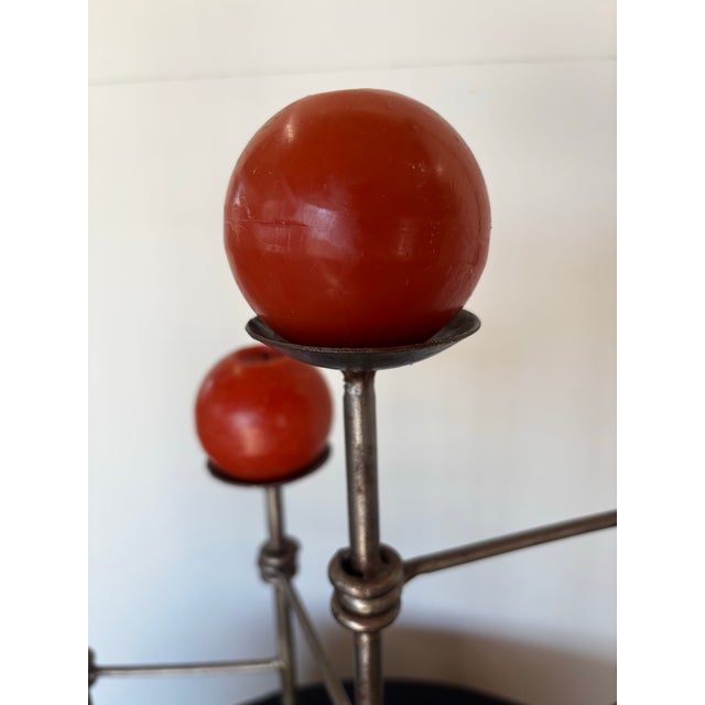 1960s Articulating Brutalist Candle Holder For Sale - Image 4 of 4