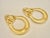 1970s 1970s Vintage Large Neoclassical Givenchy Matte Gold Open Work Earrings, 2 Pieces For Sale - Image 5 of 5