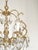 Brass Antique Super Fussy Birdcage Gleaming Brass Cut Lead Glass Crystal Chandelier ~ Rewired ~ Restored ~ Rejuvenated ~ Ready to Hang ~ For Sale - Image 8 of 12
