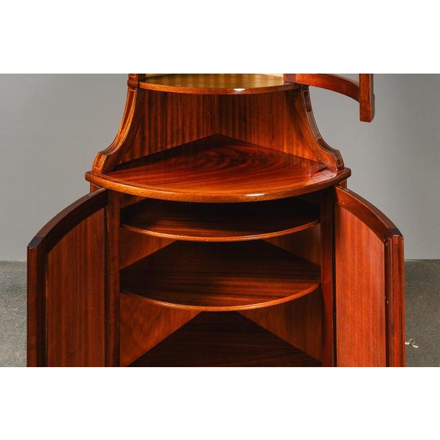 Late 20th Century English Corner Display Cabinet For Sale - Image 12 of 18