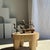 Traditional Indonesian Decorative Wooden Bird on a Base with a Crest and Rounded Wings For Sale - Image 4 of 16
