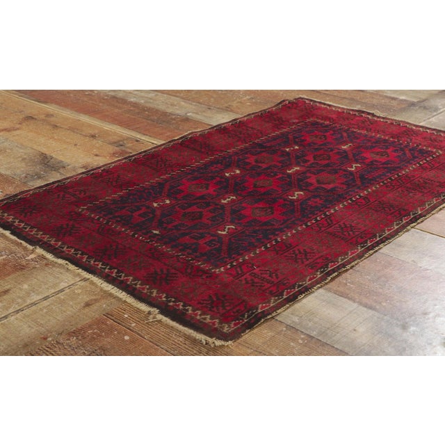 Vintage Persian Turkoman Rug, 02'01 X 03'05 For Sale In Dallas - Image 6 of 10