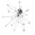 1980s Chrome-Plated Spider Pendant Light, 1980s For Sale - Image 5 of 5