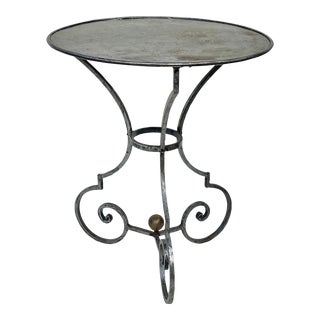 Steel Bistro Table France Mid 20th Century For Sale