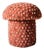 Mushroom Ottoman in Sedona Wool Dot For Sale