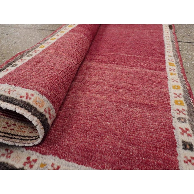 Textile Galerie Shabab Collection Mid-20th Century Turkish Anatolian Throw Rug For Sale - Image 7 of 7