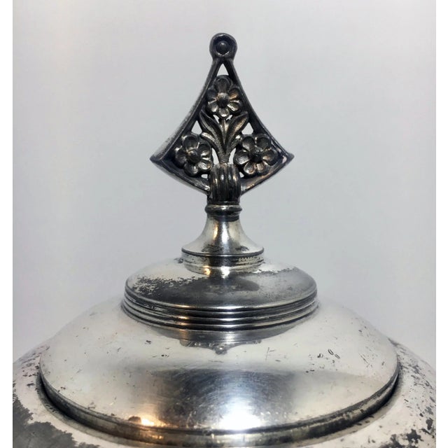 1880s Aesthetic Movement Silverplated Sugar Bowl For Sale In Baltimore - Image 6 of 9