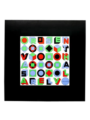 Victor Vaserly for Rosenthal Studio-Line, Abstract Composition, 1977, Silkscreen