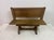 Vintage Belgian Oak Bench by De Puydt, 1960s For Sale - Image 6 of 15