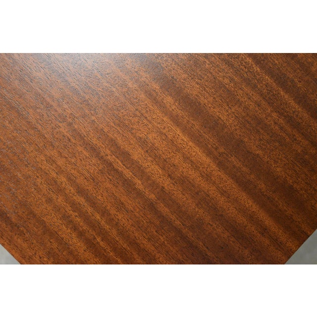 1960s Paul McCobb Brass and Mahogany End Table For Sale In Boston - Image 6 of 8