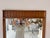 Wood 1970s Mid-Century Modern Walnut Wall Mirror With Carved Geometric Details For Sale - Image 7 of 13