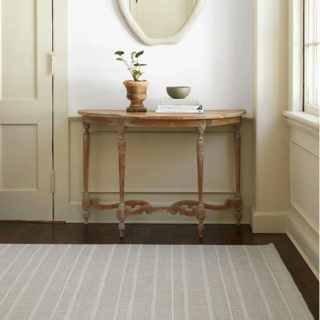 Contemporary Bunny Williams for Dash & Albert Samson Grey Indoor/Outdoor Rug, 7' 6" x 9' 6" For Sale - Image 3 of 4