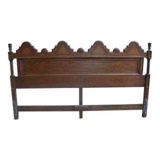 Mid-Century American of Martinsville Headboard King Size on Sale for $795 Read Below Headboard Beautiful Condition Very Ornate! Not Bland! For Sale