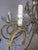 Metal Large Vintage Clear Murano Glass Drop Chandelier For Sale - Image 7 of 12