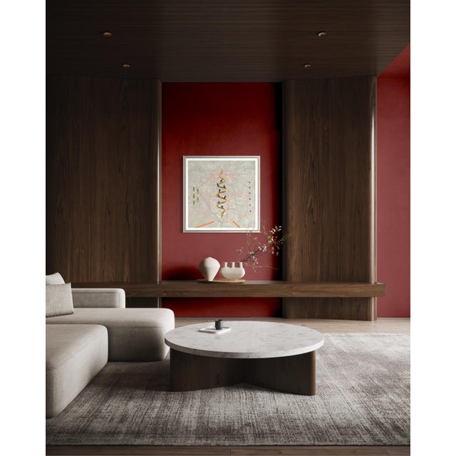 The Oblique Perspective by Steve Moors, 38"x"38" Framed For Sale - Image 11 of 11