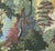 Chinoiserie Gold Leaf Tropical Paradise Hand-Painted Panoramic Wallpaper For Sale - Image 3 of 4