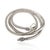 Modern Modernist Snake Chain Necklace Made in 925 Sterling Silver by Carat&her For Sale - Image 3 of 11