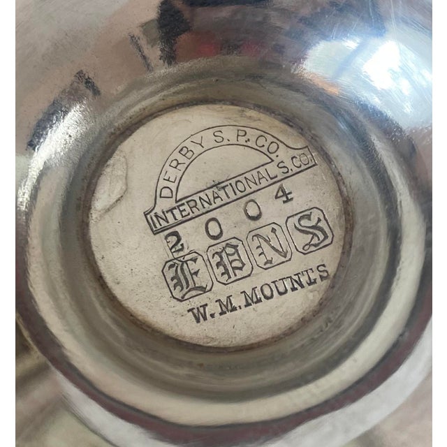Antique Derby S. P. Co. International Silverplate Goblets, Set/4 For Sale In Washington DC - Image 6 of 7