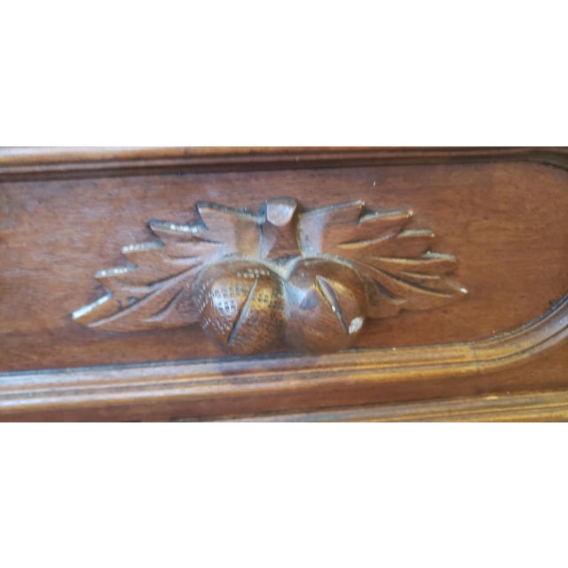 Chestnut 19th Century Antique Eastlake Style Dresser With Mirror and Hidden Drawer For Sale - Image 8 of 12