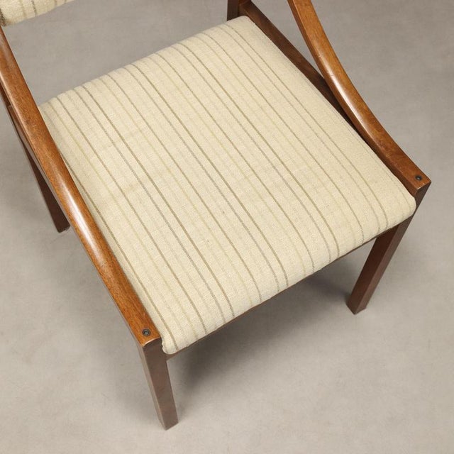 Cream Vintage Chairs, Set of 6 For Sale - Image 8 of 10