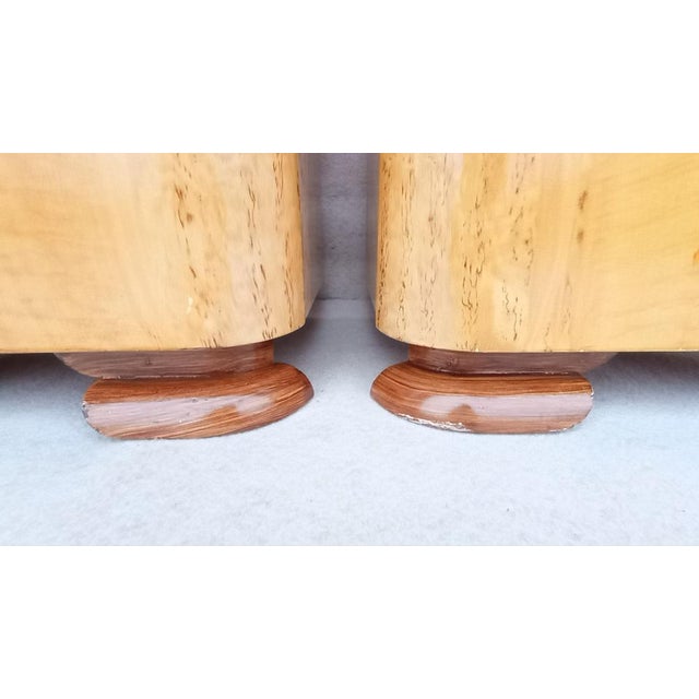 Bedside Tables by Jindřich Halabala for Up Závody, 1950s, Set of 2 For Sale - Image 9 of 18