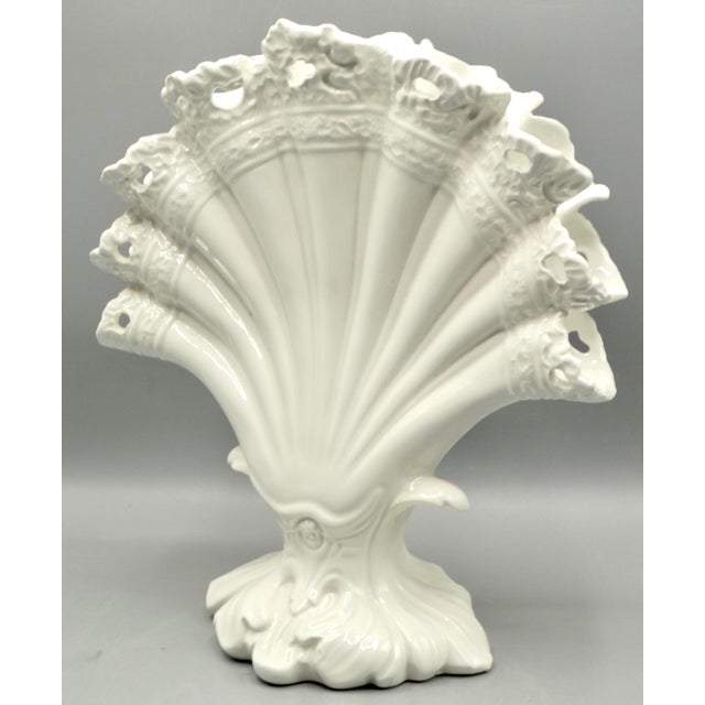 Gump's Mid Century Italian Blanc De Chine Vase | Chairish