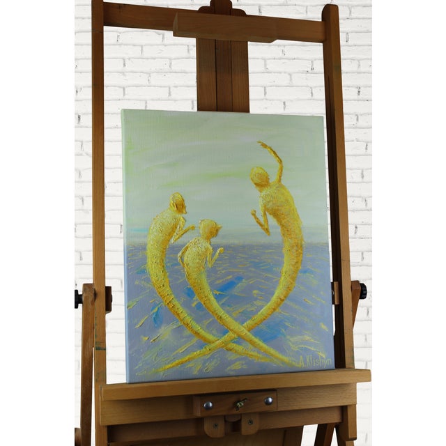 Andriy Klishyn Sirens — Original Oil Painting on Canvas Contemporary Surrealist Art For Sale - Image 4 of 4