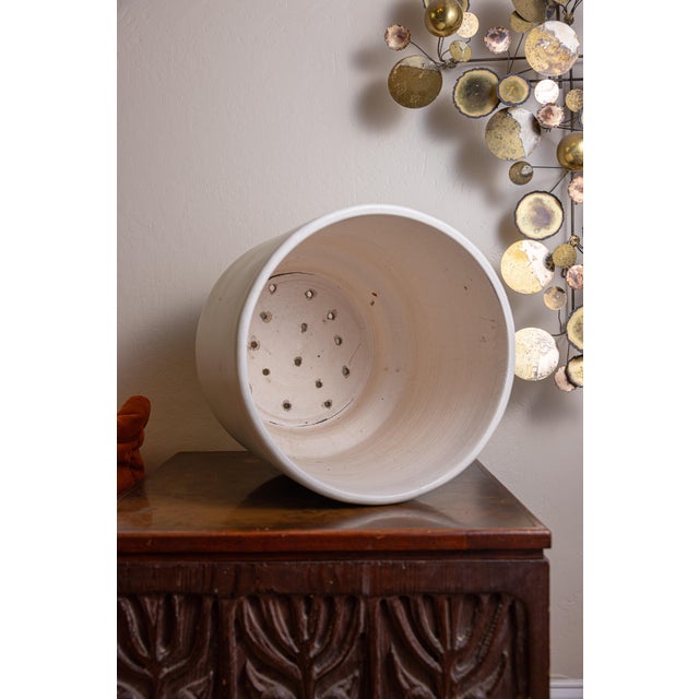 Architectural Ceramics of Oakland Large Mid-Century Modern Ceramic Planter For Sale - Image 9 of 12