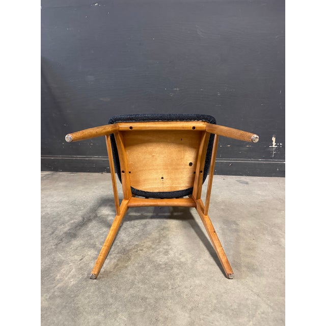 Mid Century Danish Modern Niels Koefoed Eva Dining Chairs 8pcs Set For Sale - Image 11 of 12