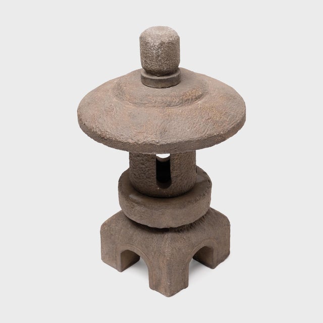 Chinese Petite Chinese Stone Table Lantern For Sale - Image 3 of 6