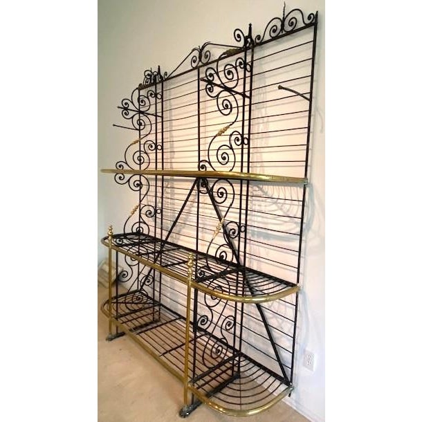 French 1900s Antique Paris France Bakers Rack For Sale - Image 3 of 14
