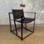 1990s Post Modern Black Leather and Metal Armchair #2 Attributed to Radbound Van Beekum for Pastoe For Sale - Image 9 of 11
