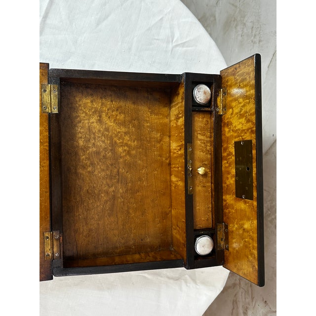 Napoleon III Secretariat in Burr Walnut, 1880 For Sale - Image 6 of 14