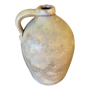 Folk Art Ceramic Stoneware Jug