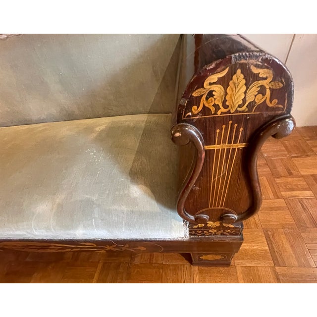 18th Century Dutch Rosewood & Fruitwood Sofa For Sale - Image 4 of 12